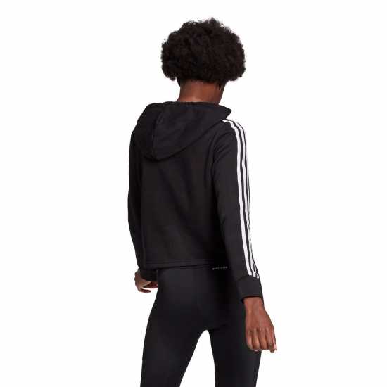 Adidas Essentials 3-Stripes Cropped Hoodie Womens  Дамски суичъри и блузи с качулки