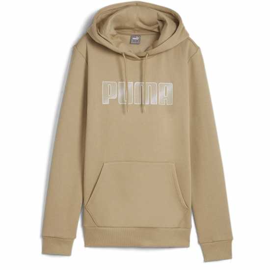 Puma Mass Merchants Hoodie Fl Hoody Womens Кафяво Дамски суичъри и блузи с качулки