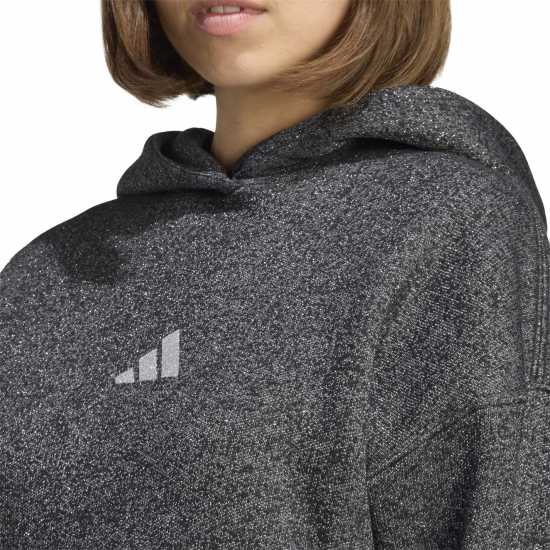 Adidas Glitter Over-The-Head Hoodie Черно 