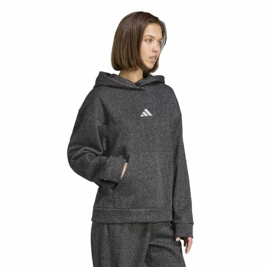Adidas Glitter Over-The-Head Hoodie Черно 