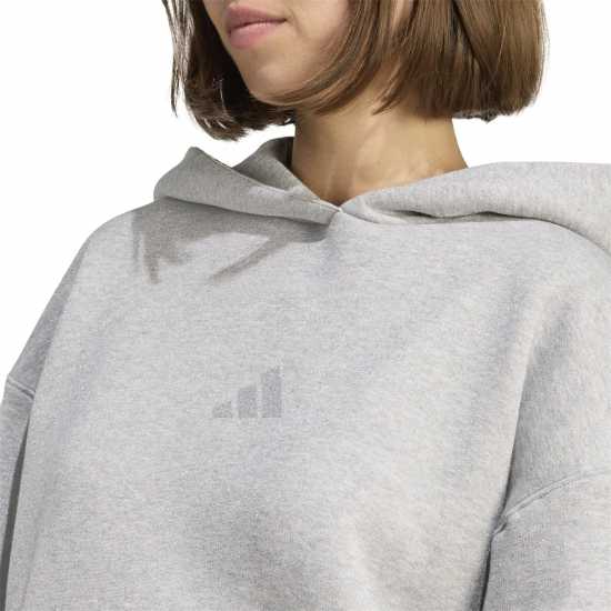 Adidas Glitter Over-The-Head Hoodie Сребърно 