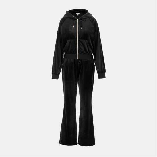 Miso Women's Velour Tracksuit Черно 
