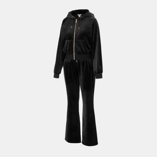 Miso Women's Velour Tracksuit Черно 