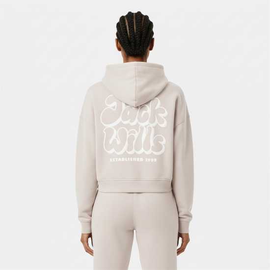 Jack Wills Women's Jw Bubble Hoodie Крем Jack Wills Women's Jw Bubble Hoodie Крем