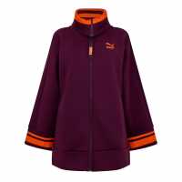 Puma (8) Tipping Fz Hoody Winetas Womens  