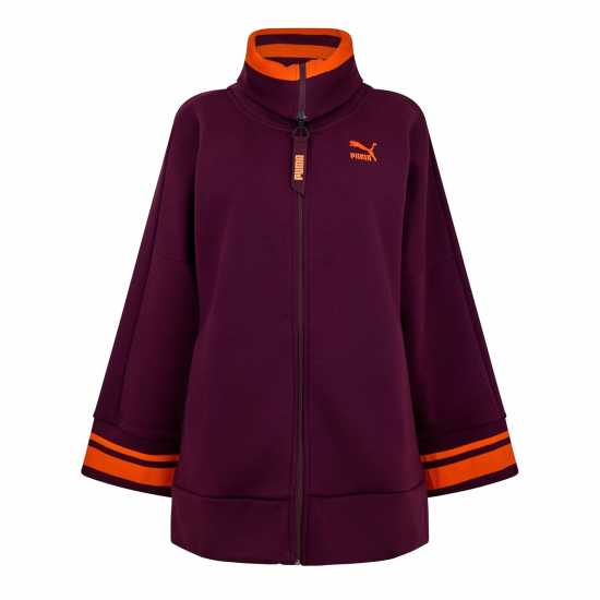 Puma (8) Tipping Fz Hoody Winetas Womens  