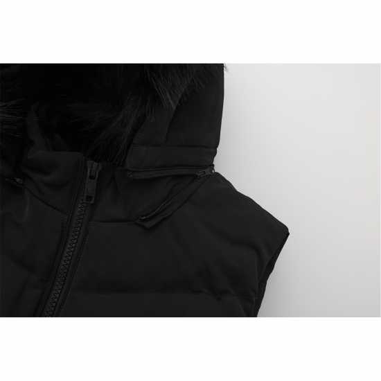 Soulcal Дамска Грейка 2Zip Gilet Ladies Черно 