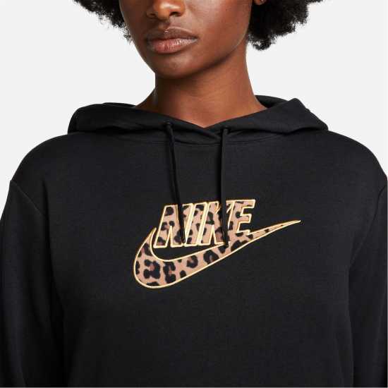 Nike Leopard Swoosh Hoodie Womens  