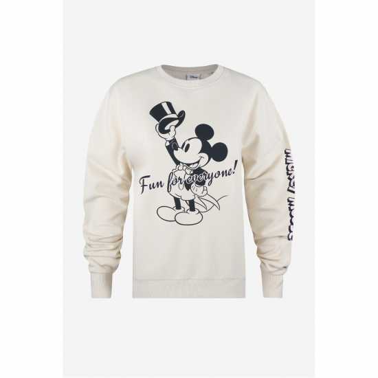 Дамски пуловери Disney Crew Sweater Ld99 Stone Disney Crew Sweater Ld99 Stone Дамски пуловери
