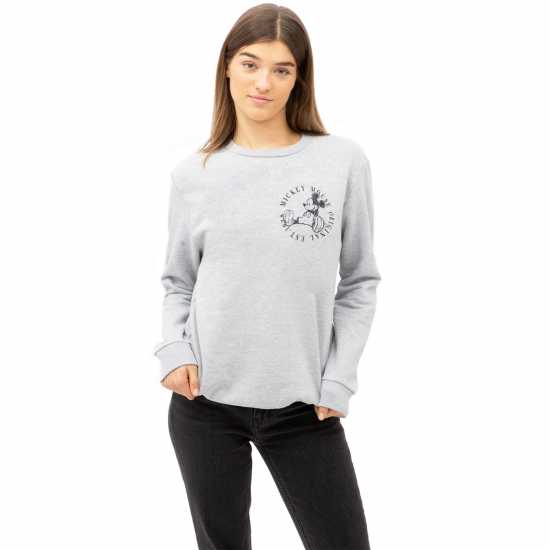 Disney Crew Sweatshirt Сиво Disney Crew Sweatshirt Сиво