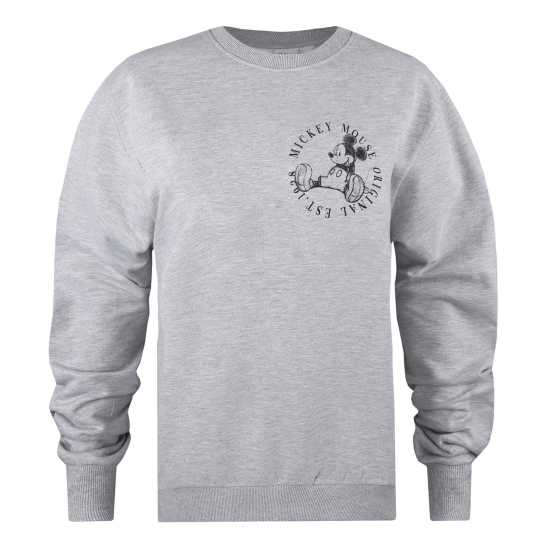 Disney Crew Sweatshirt Сиво Disney Crew Sweatshirt Сиво