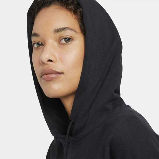 Sale Nike Air Oth Hoodie Womens Black/White - Дамски суичъри и блузи с качулки