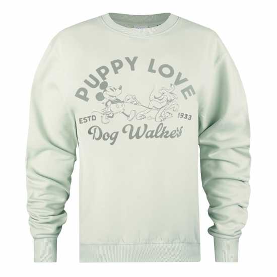 Disney Crew Sweatshirt Зелено 