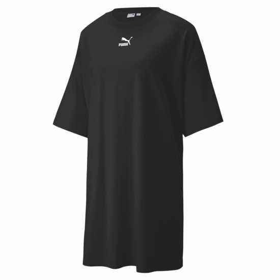 Puma Тениска Classic Oversized T Shirt Black Дамски тениски и фланелки