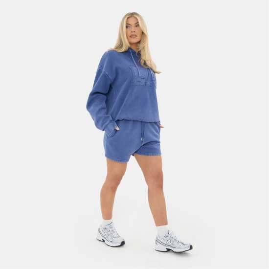 I Saw It First La Embroidered Washed Hoody I Saw It First La Embroidered Washed Hoody