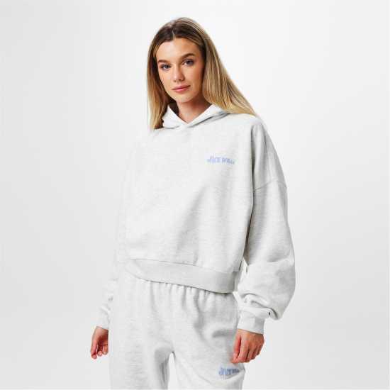 Jack Wills Essentials Hoodie Светло сиво Дамски суичъри и блузи с качулки