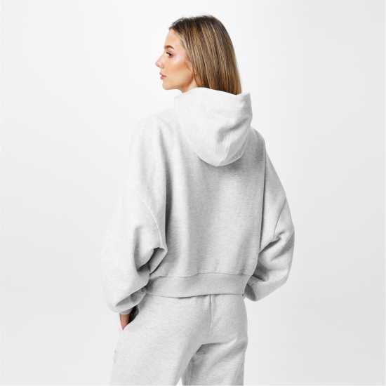 Jack Wills Essentials Hoodie Светло сиво Дамски суичъри и блузи с качулки