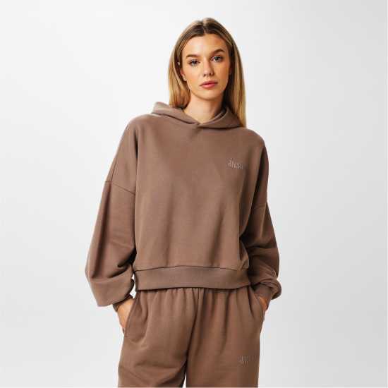 Jack Wills Essentials Hoodie Моха Дамски суичъри и блузи с качулки