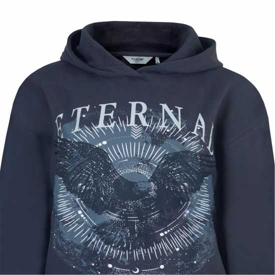 Дамски суичъри и блузи с качулки Firetrap Graphic Hoodie Womens Firetrap Graphic Hoodie Womens Дамски суичъри и блузи с качулки