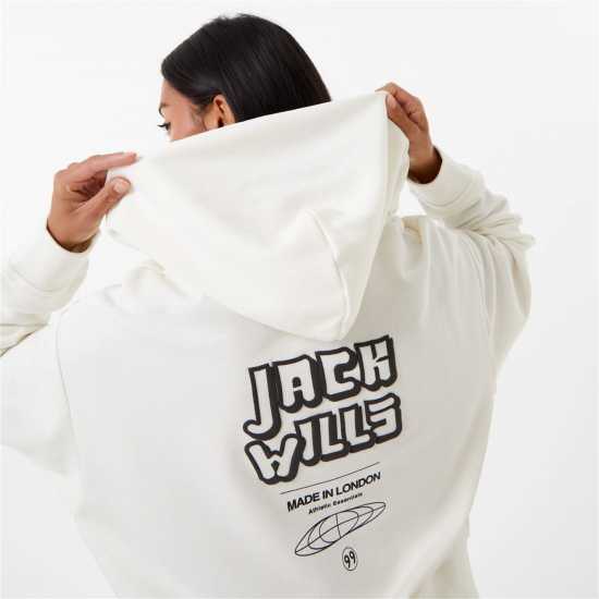 Open Collar Graphic Hoodie  