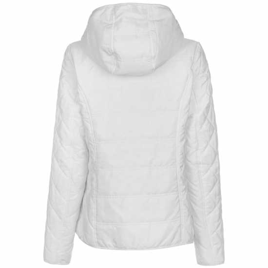 Lee Cooper Дамско Яке С Качулка Casual Hooded Jacket Ladies White Дамски якета и палта