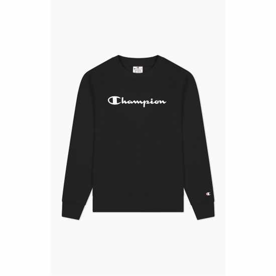 Champion Leg A/c Sweater Ld99 Black Дамски суичъри и блузи с качулки