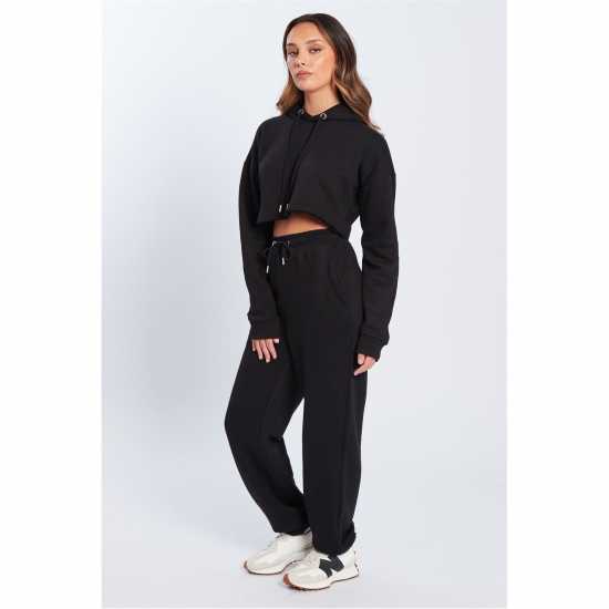 Дамски суичъри и блузи с качулки Be You You Crop Hoodie Ld Черно Be You You Crop Hoodie Ld Черно Дамски суичъри и блузи с качулки