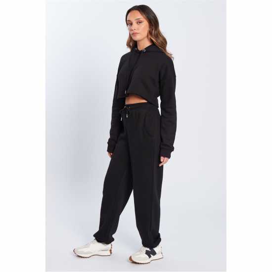 Дамски суичъри и блузи с качулки Be You You Crop Hoodie Ld Черно Be You You Crop Hoodie Ld Черно Дамски суичъри и блузи с качулки