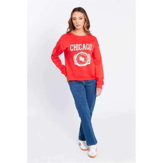 Be You American Sweatshirt Womens Чикаго Дамски пуловери