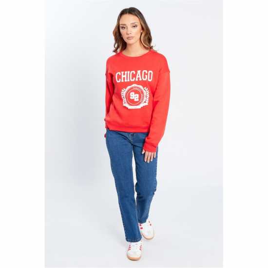 Be You American Sweatshirt Womens Чикаго Дамски пуловери