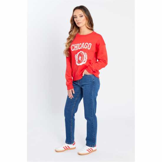 Be You American Sweatshirt Womens Чикаго Дамски пуловери