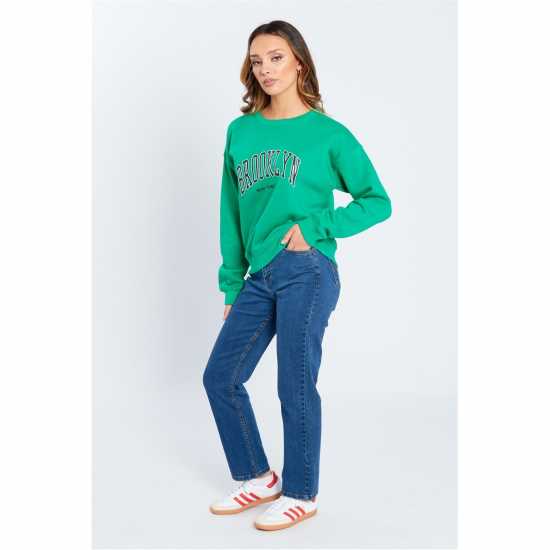 Be You American Sweatshirt Womens Бруклин Дамски пуловери