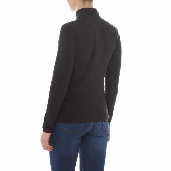 Дамски полар The North Face 100 Glacier Quarter Zip Fleece Womens Черно ТНФ The North Face 100 Glacier Quarter Zip Fleece Womens Черно ТНФ Дамски полар