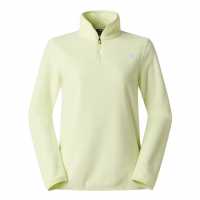 The North Face 100 Glacier 1/4 Zip Fleece Womens Lemon Mist 