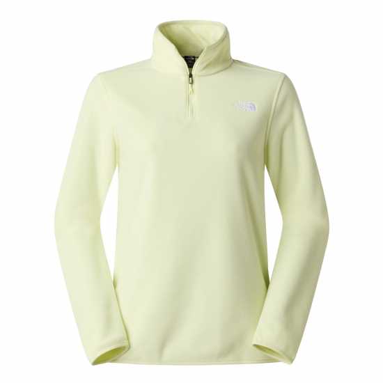 The North Face 100 Glacier 1/4 Zip Fleece Womens Lemon Mist 