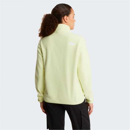 The North Face 100 Glacier 1/4 Zip Fleece Womens Lemon Mist 