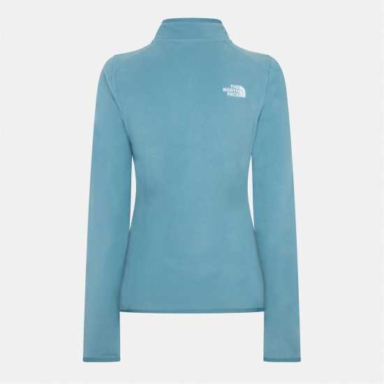 The North Face 100 Glacier Quarter Zip Fleece Womens Stormy Blue Дамски полар