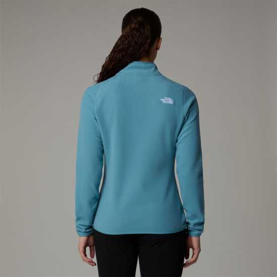 The North Face 100 Glacier Quarter Zip Fleece Womens Алге Блу Дамски полар