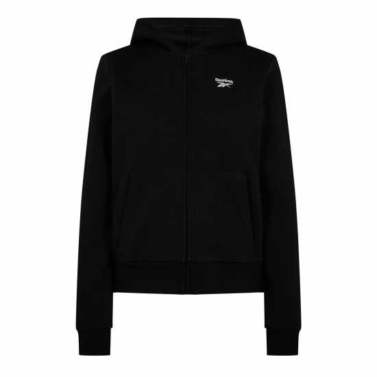 Reebok Women's Fleece Full-Zip Hoodie Black 