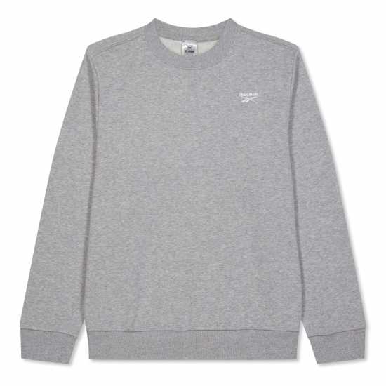 Reebok Identity Small Logo French Terry Crew Sweatshirt Reebok Identity Small Logo French Terry Crew Sweatshirt