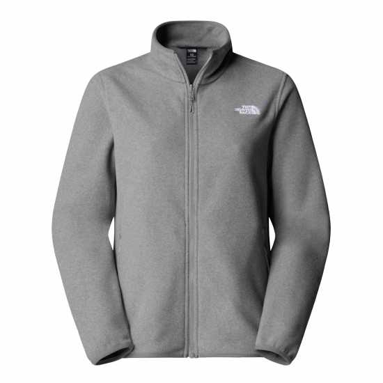 Дамски полар The North Face 100 Glacier Full-Zip Fleece Womens Mid Grey Hthr The North Face 100 Glacier Full-Zip Fleece Womens Mid Grey Hthr Дамски полар
