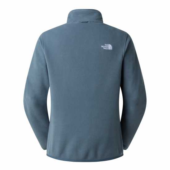 The North Face 100 Glacier Full-Zip Fleece Womens Granite Grey The North Face 100 Glacier Full-Zip Fleece Womens Granite Grey
