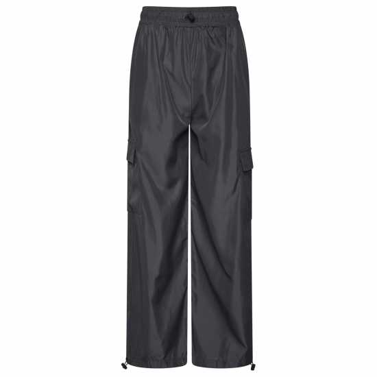 Gym King Satin Cargo Ld99 Графит Дамски долнища на анцуг