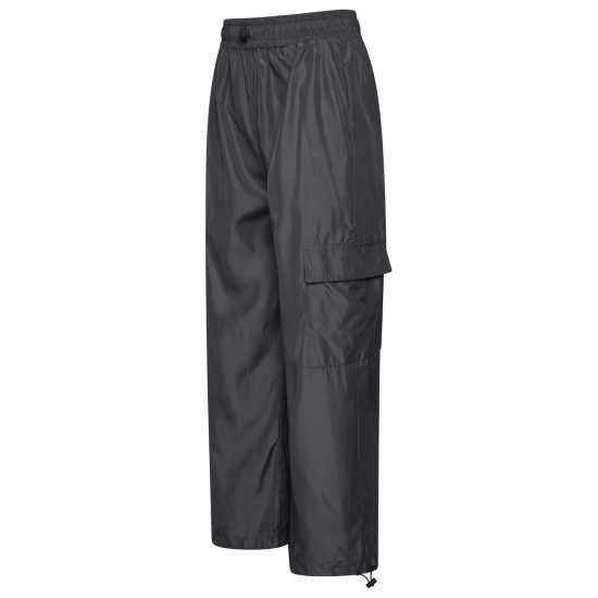 Gym King Satin Cargo Ld99 Графит Дамски долнища на анцуг