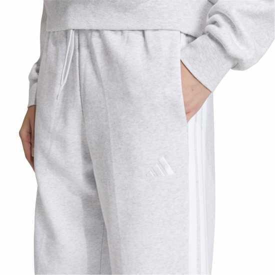 Adidas Essentials Wide Leg Fleece Pant Womens Средно сиво Adidas Essentials Wide Leg Fleece Pant Womens Средно сиво