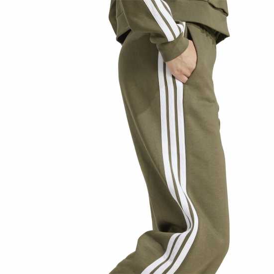 Adidas Essentials Wide Leg Fleece Pant Womens Олива 