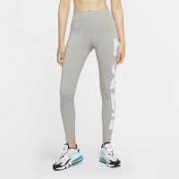 Nike Sportswear Essential Women's High-Rise Leggings Grey Дамско трико и клинове