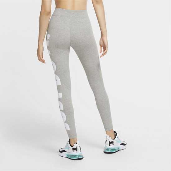 Nike Sportswear Essential Women's High-Rise Leggings Grey Дамско трико и клинове