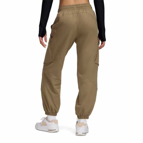 Under Armour Women's Unstoppable Closed Hem Jersey Joggers Кафяво 