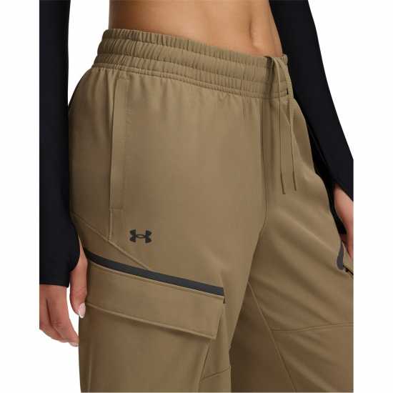 Under Armour Women's Unstoppable Closed Hem Jersey Joggers Кафяво 